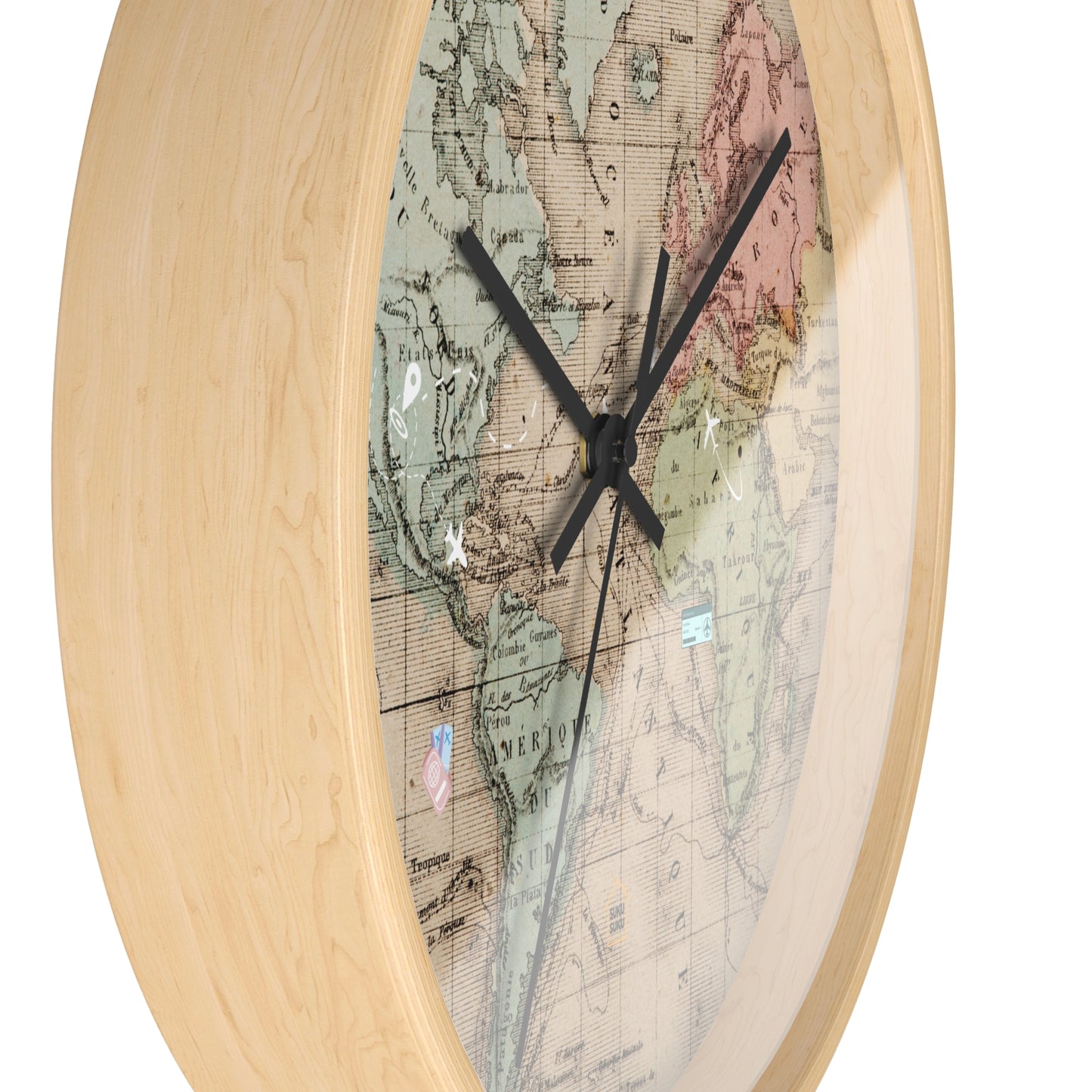 World Traveler Wall Clock