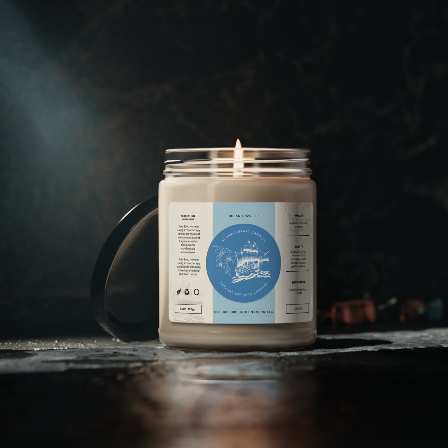 "Explore The World" Aromatherapy Candle