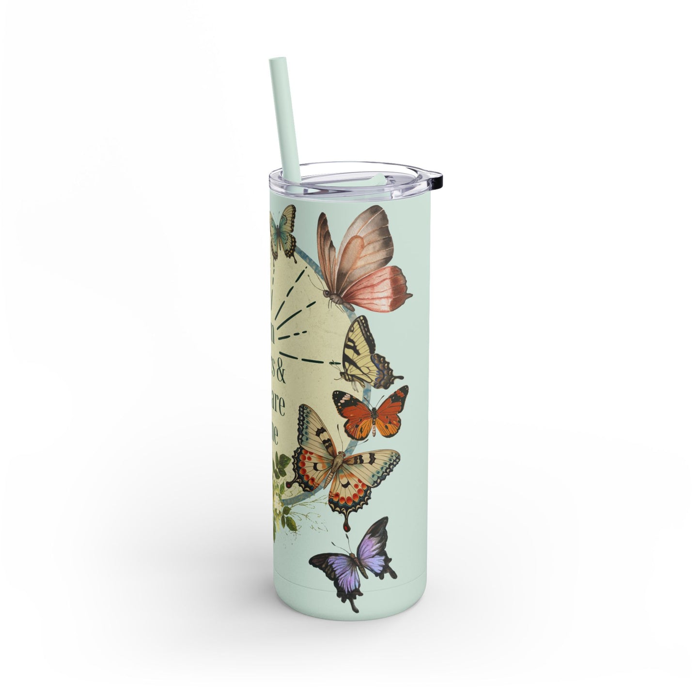 "I am Yours & You are mine" Skinny Matte Tumbler