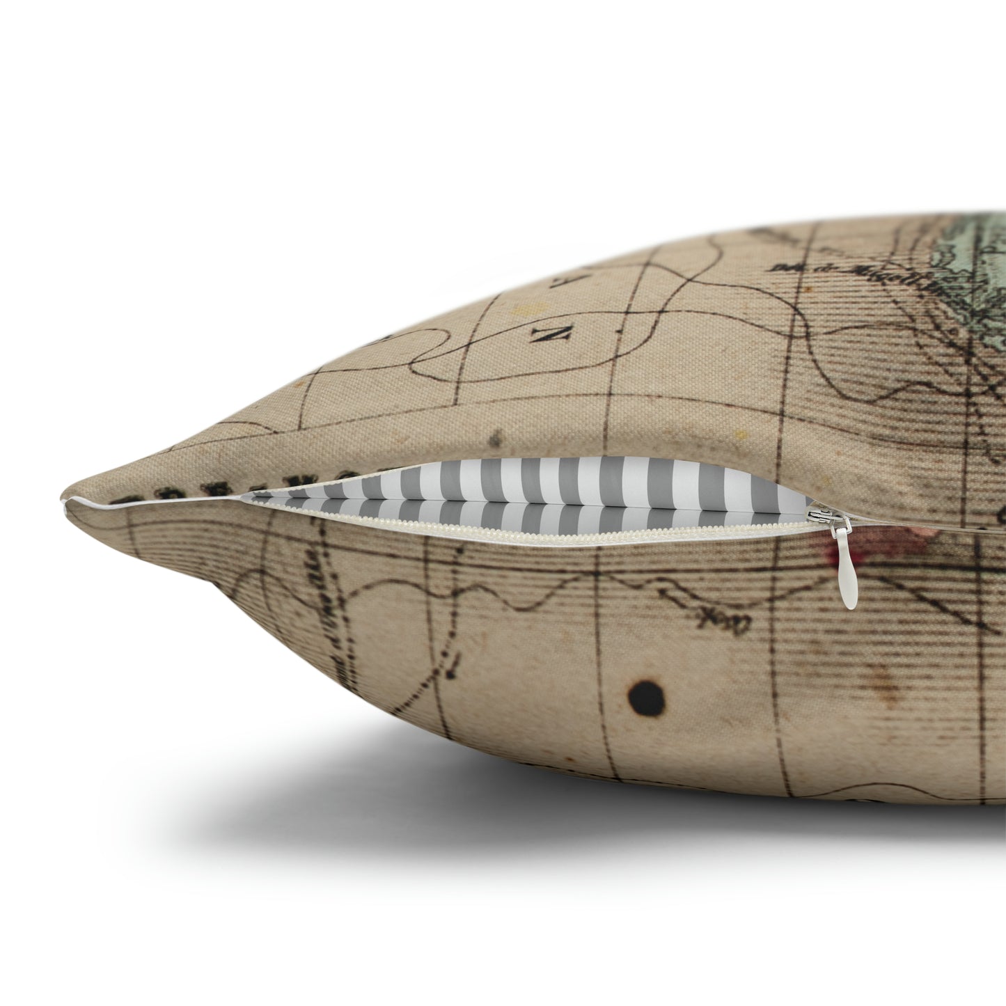 Explore the World Map Pillow