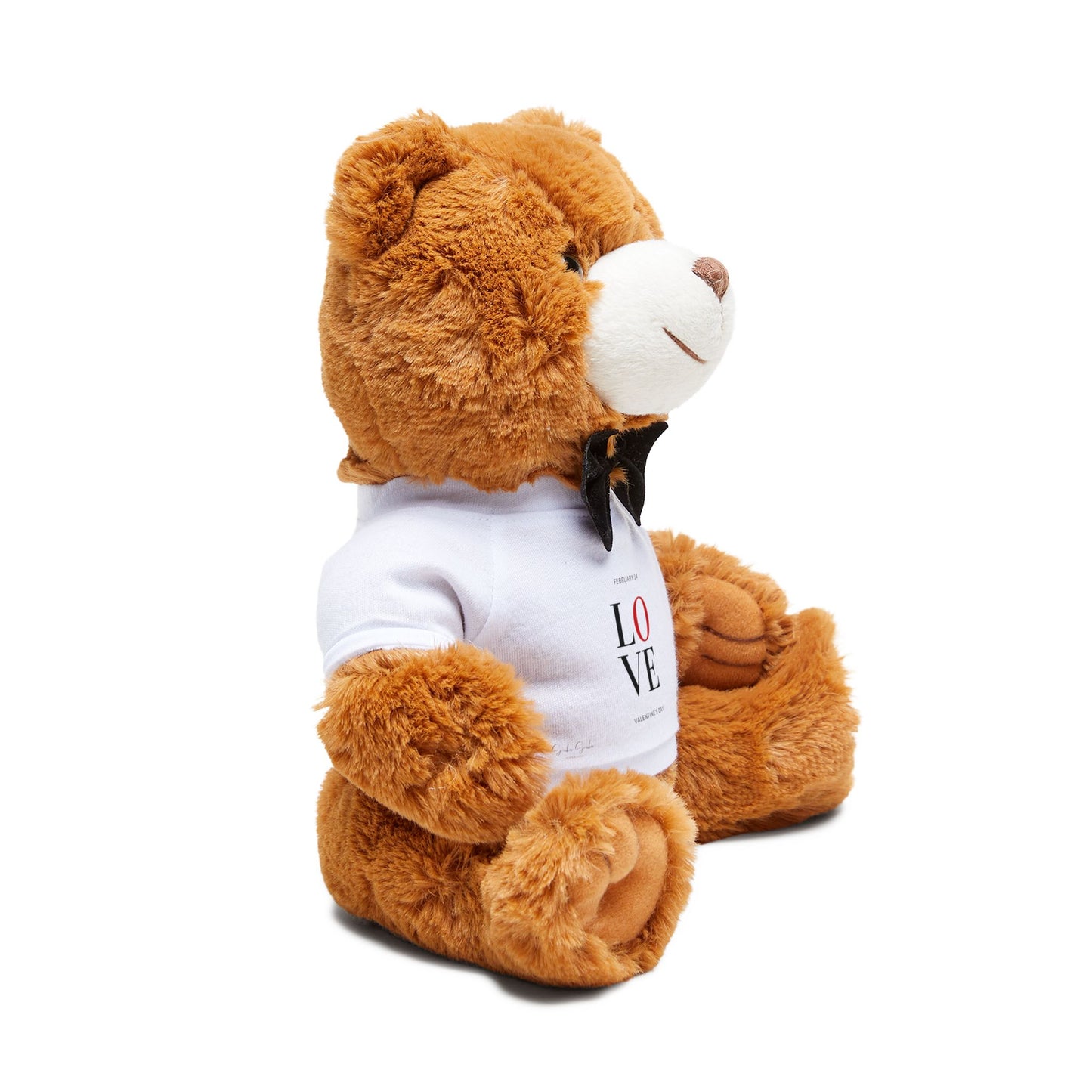 Brown Plush 'LOVE' Teddy Bear