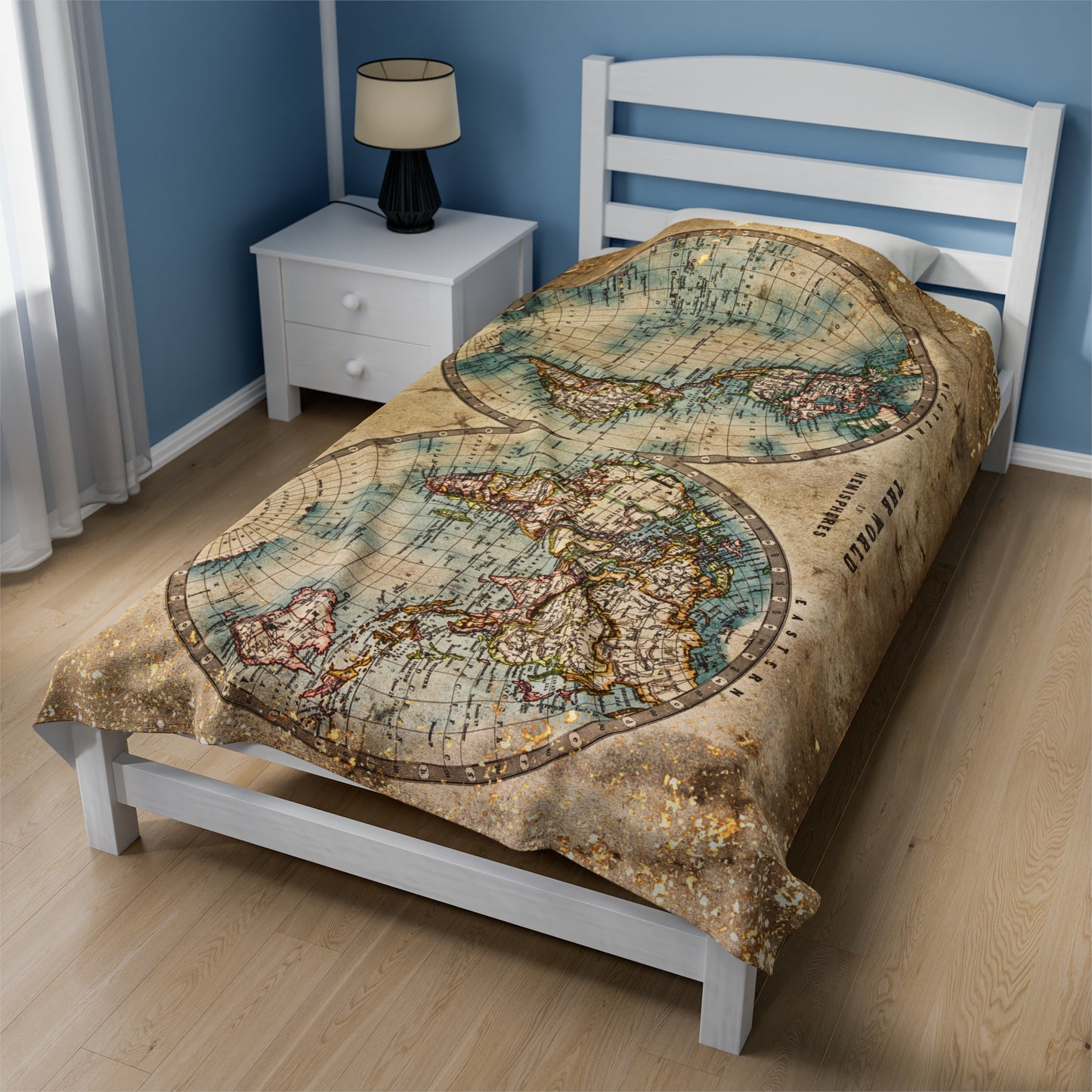 "The World In Hemispheres" Blanket