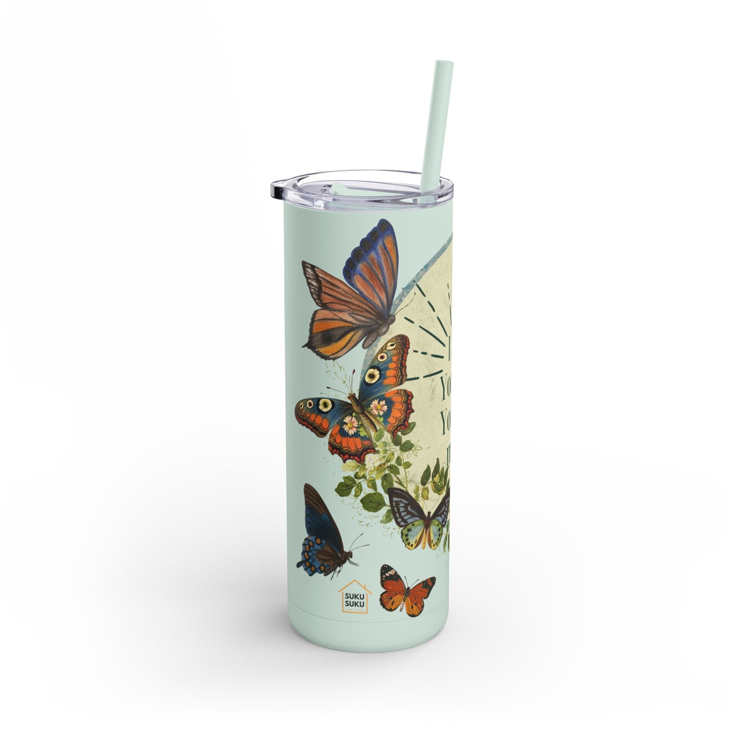 "I am Yours & You are mine" Skinny Matte Tumbler