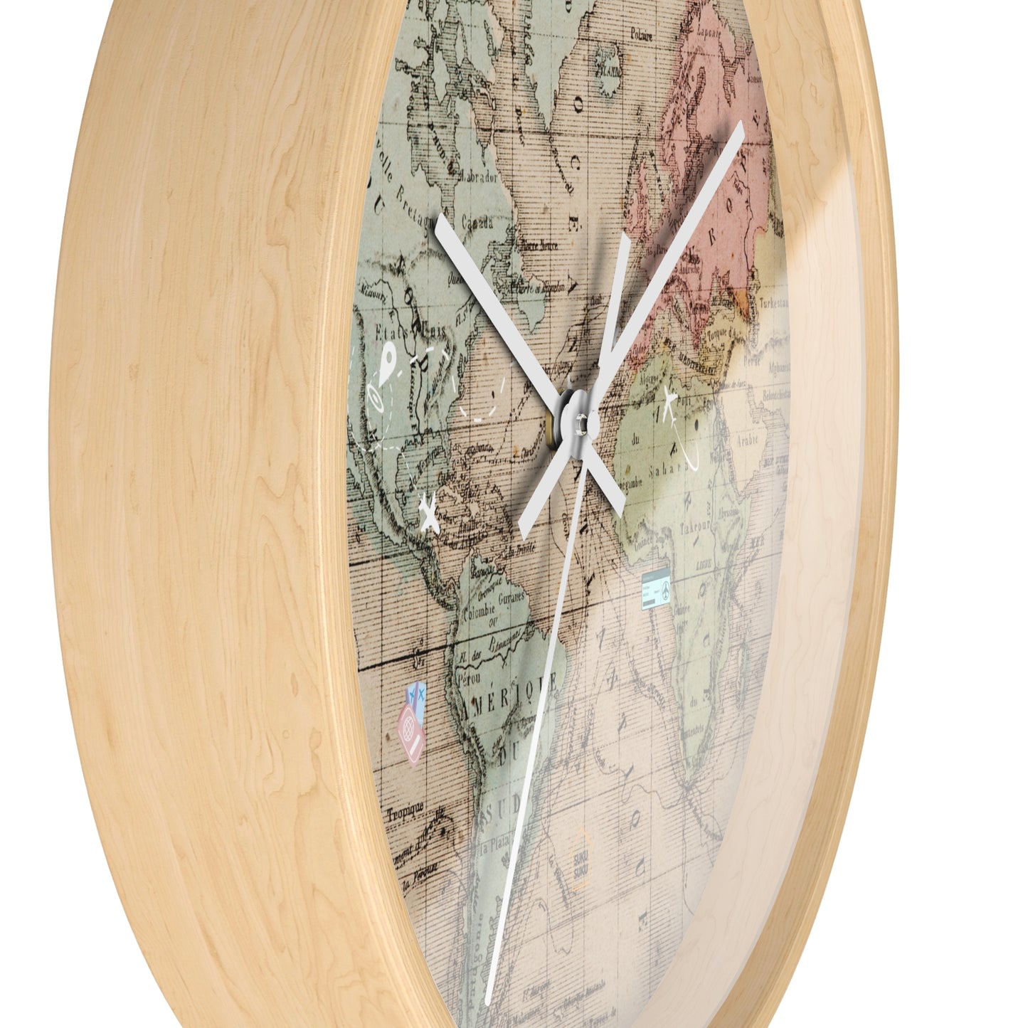 World Traveler Wall Clock